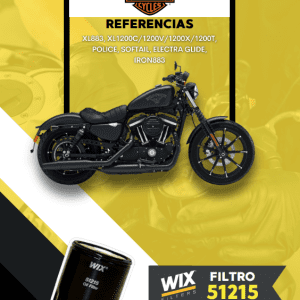FILTRO DE ACEITE WIX 51215