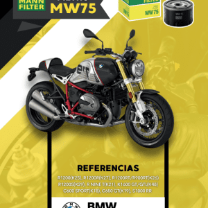 FILTRO DE ACEITE MANN MW75