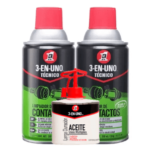 3-EN-UNO® Técnico Limpiador de Contactos 300 ml Twin Pack x2 + Gotero
